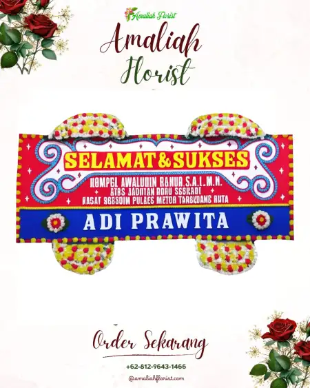 Papan Bunga Ucapan Selamat Prabu Jaya