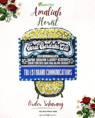 Papan Bunga Duka di Prabu Jaya