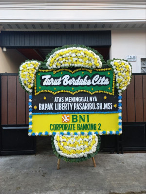 Papan Bunga Duka di Prabu Jaya