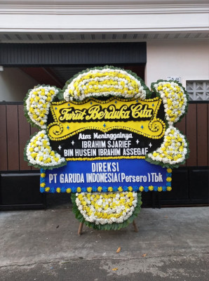 Papan Bunga Duka di Prabu Jaya